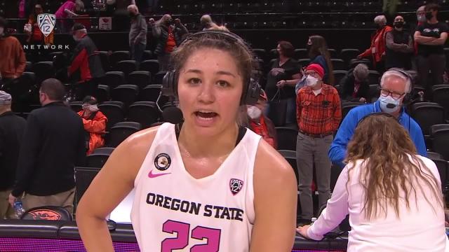 Oregon State's Talia von Oelhoffen joins Pac-12 Networks after 21-point performance vs. UCLA