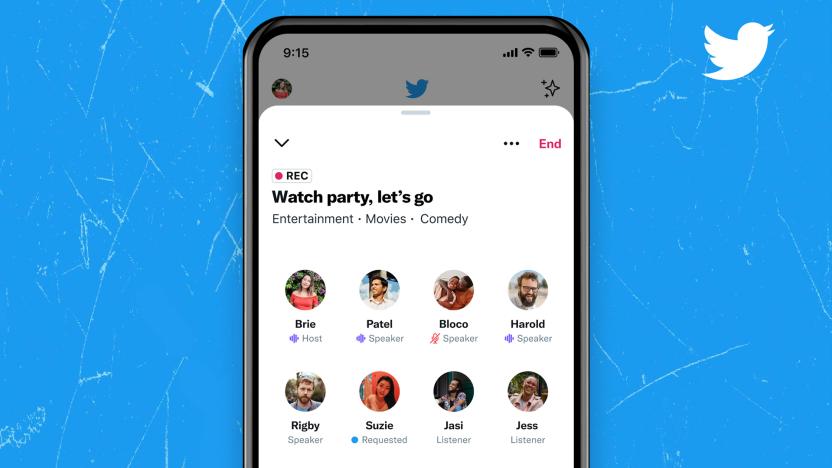 Recording audio in Twitter Spaces on iPhone