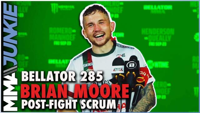 Brian Moore calls out Leandro Higo after Bellator 285 win: ‘It’s unfinished business’