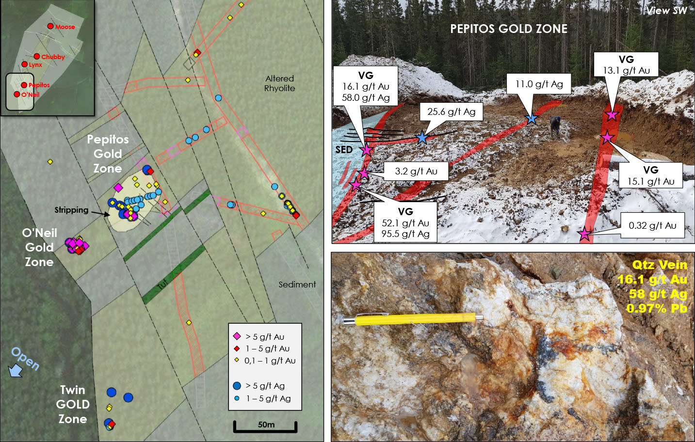 Puma Exploration Reports High Grade Gold 52 1 G T Au And Silver 95 5 G T Ag Assays From The Pepitos Zone On The Williams Brook Property Nb Canada