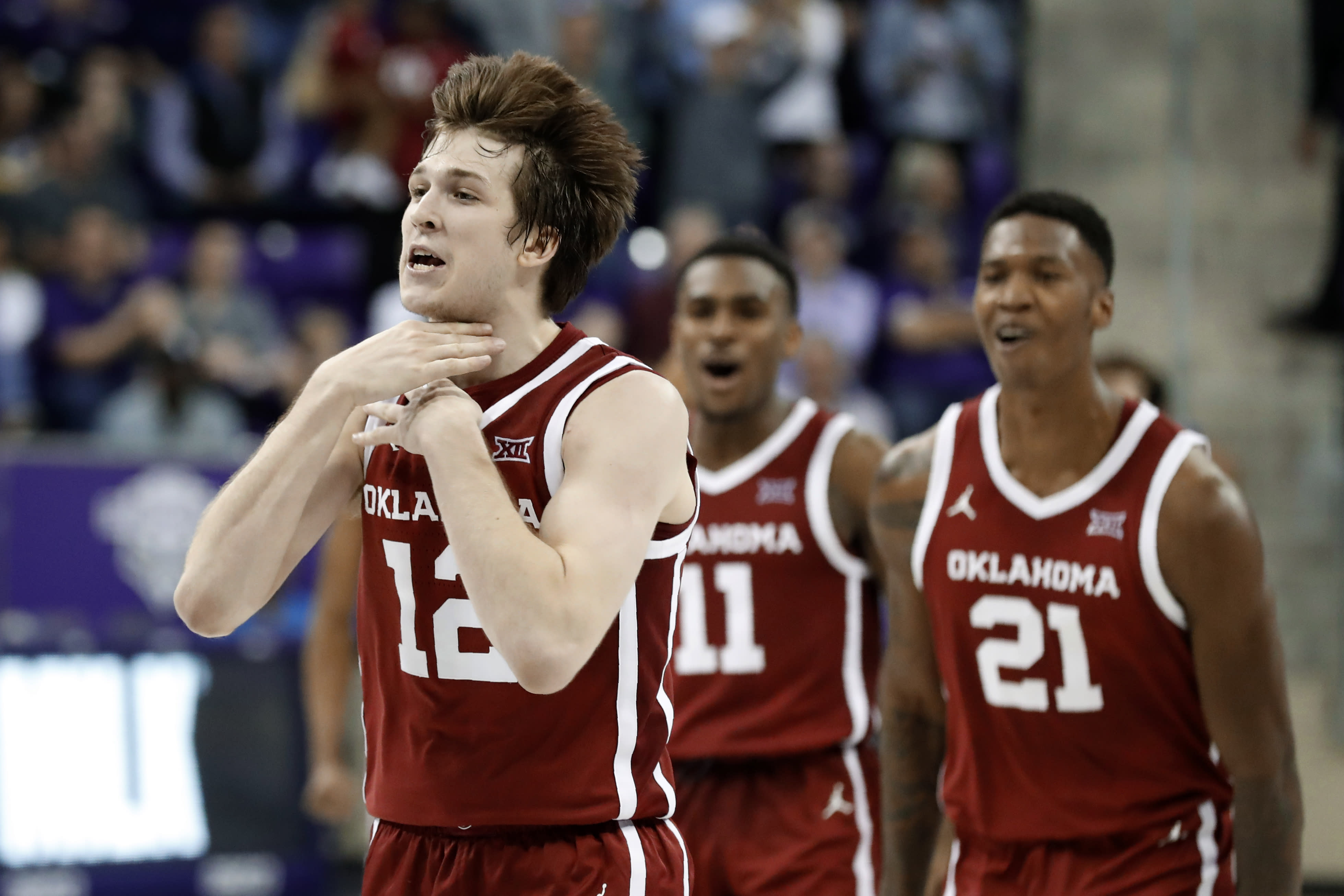 Reaves 41 points, last FG for Oklahoma in 78-76 win at TCU