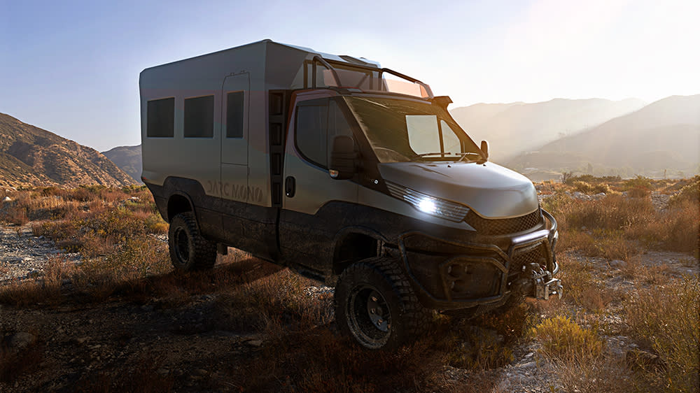 This new camper is an off-road race with a luxurious interior like a Scandinavian hotel