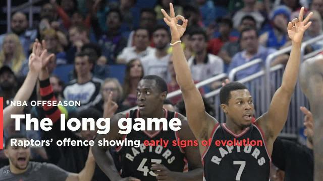 Raptors’ offence showing early signs of evolution