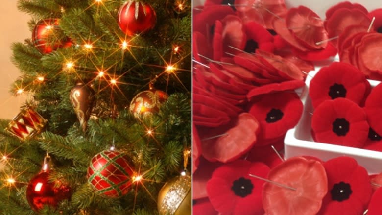 Putting off Christmas store decorations until after Remembrance Day urged