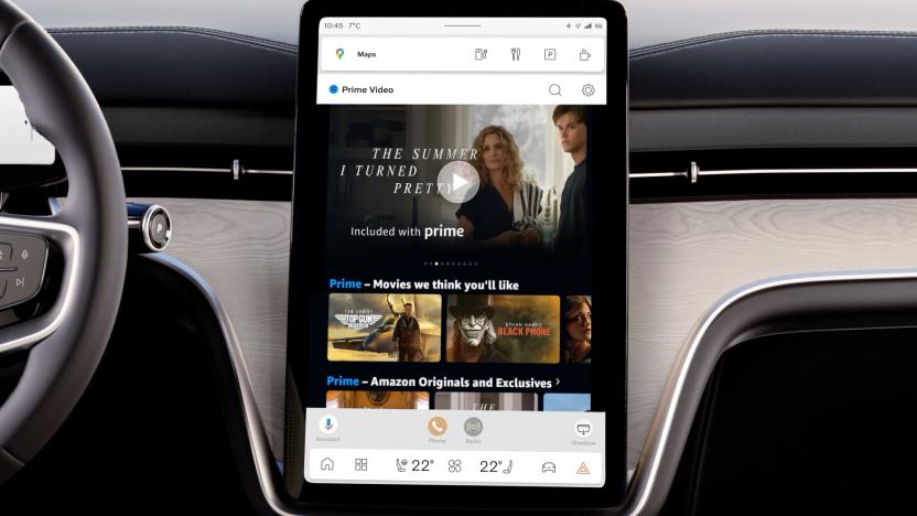 Google display on compatible cars