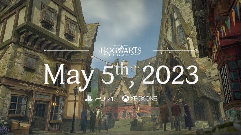 A screenshot showing Hogwarts Legacy's release date for the PS4 and the Xbox One. 