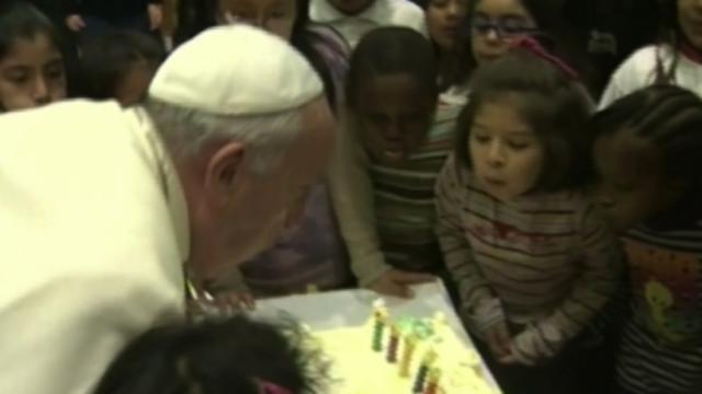 Raw: Pope Francis Celebrates 77th Birthday