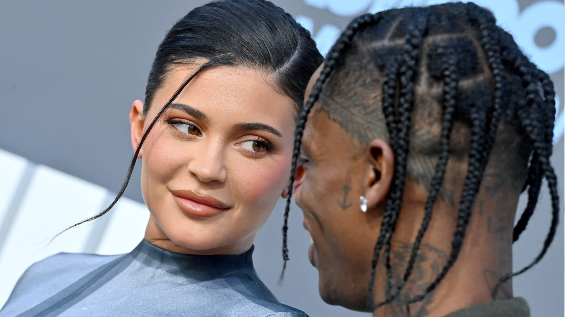 Photos from Kylie Jenner and Stormi Webster Play Dress-Up in Her Closet