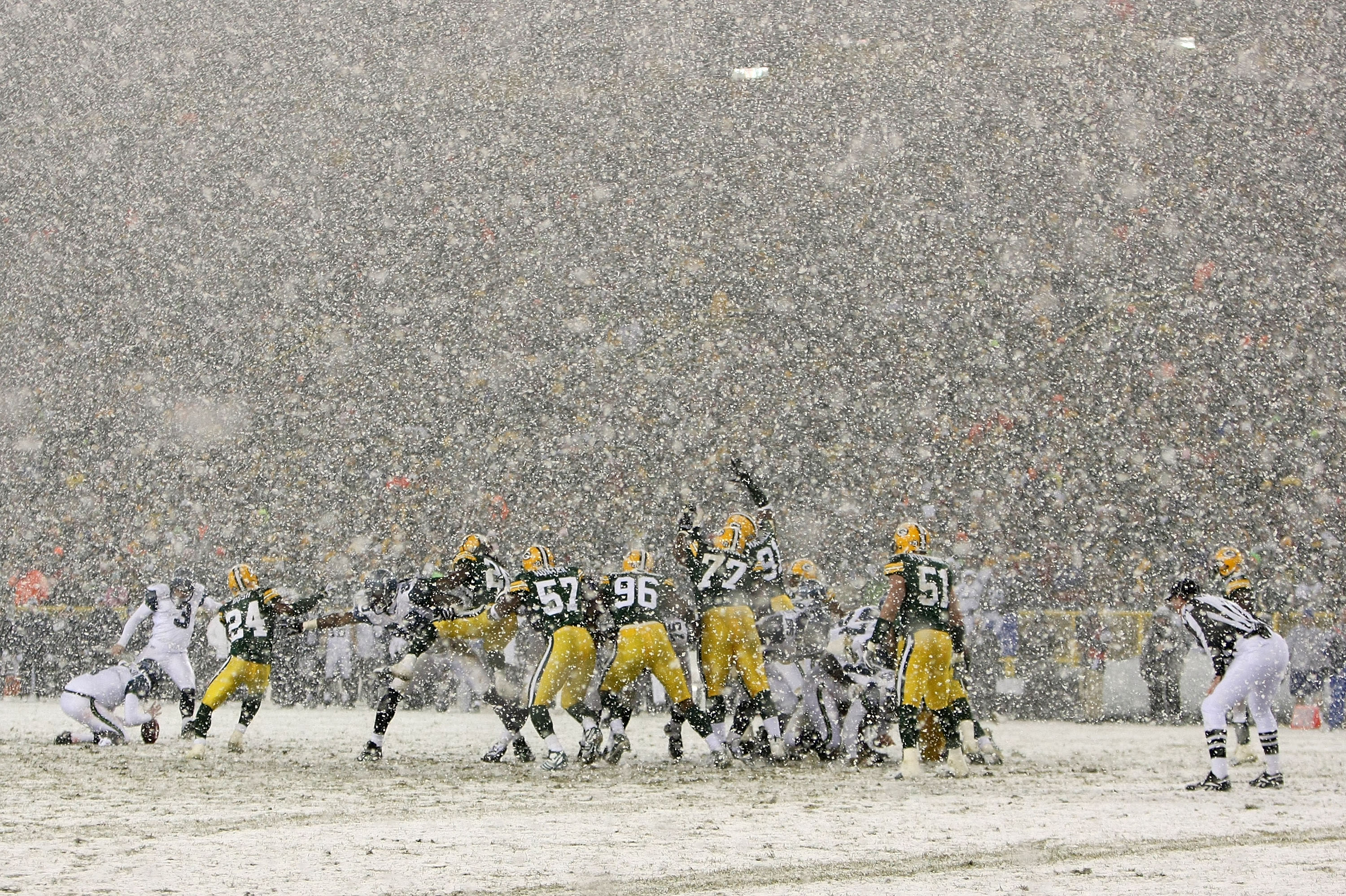 Snow for PackersSeahawks on Yahoo Sports app?