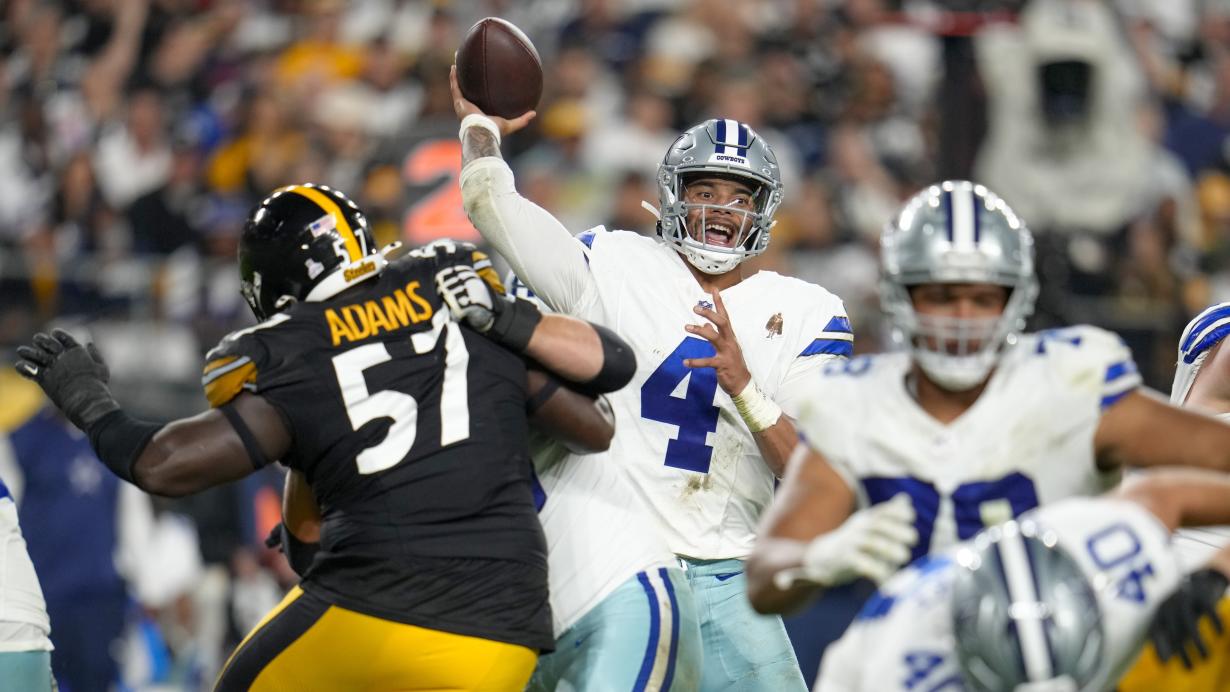 Dak Prescott makes mistakes but comes up clutch to lead Cowboys to a win over Steelers