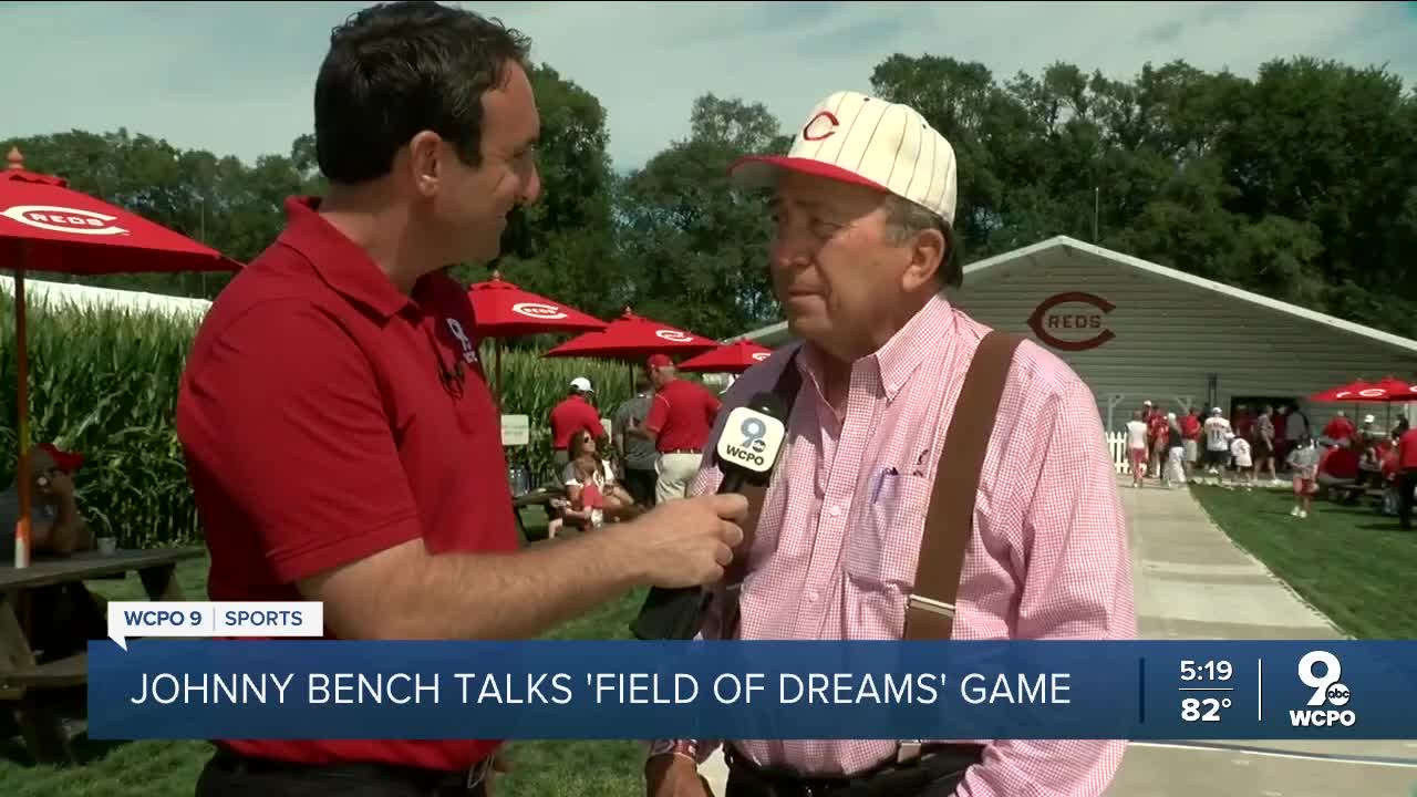 Johnny Bench: 'Field of Dreams' movie, MLB game just hits home