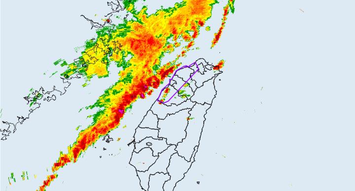 注意！台中、彰化嚴防大雷雨