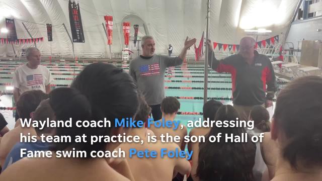 VIDEO: It's a Foley family affair across pool decks in Massachusetts this winter