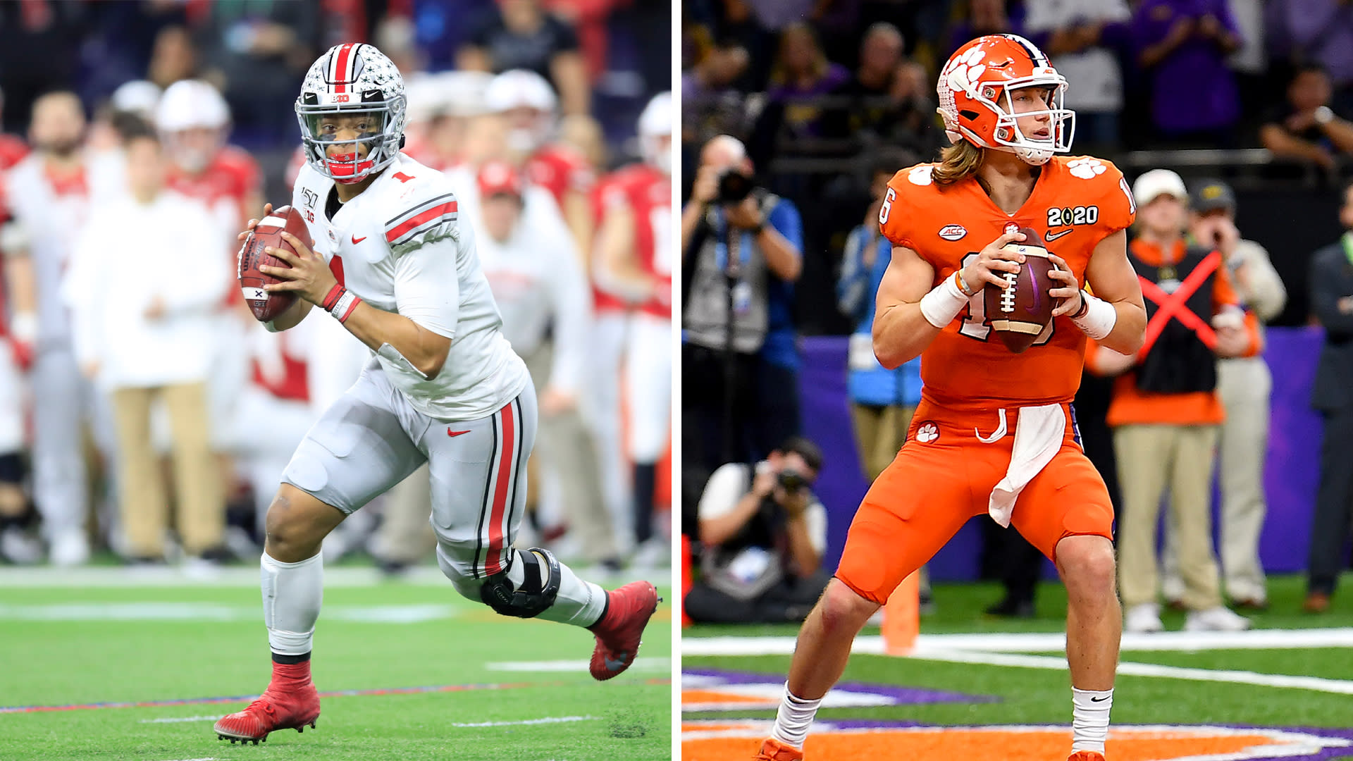 Trevor Lawrence 67-yard TD Run  #3 Clemson vs. #2 Ohio State 2019 