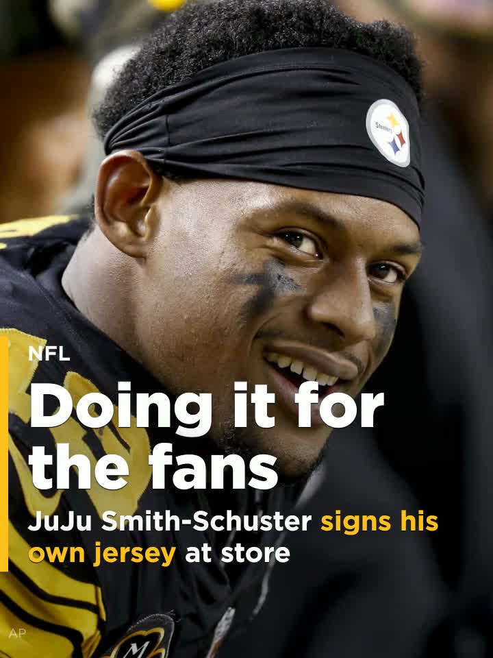 Steelers WR JuJu Smith-Schuster Walks In Store Selling His Jersey, Signs  One, Walks Out (VIDEO)