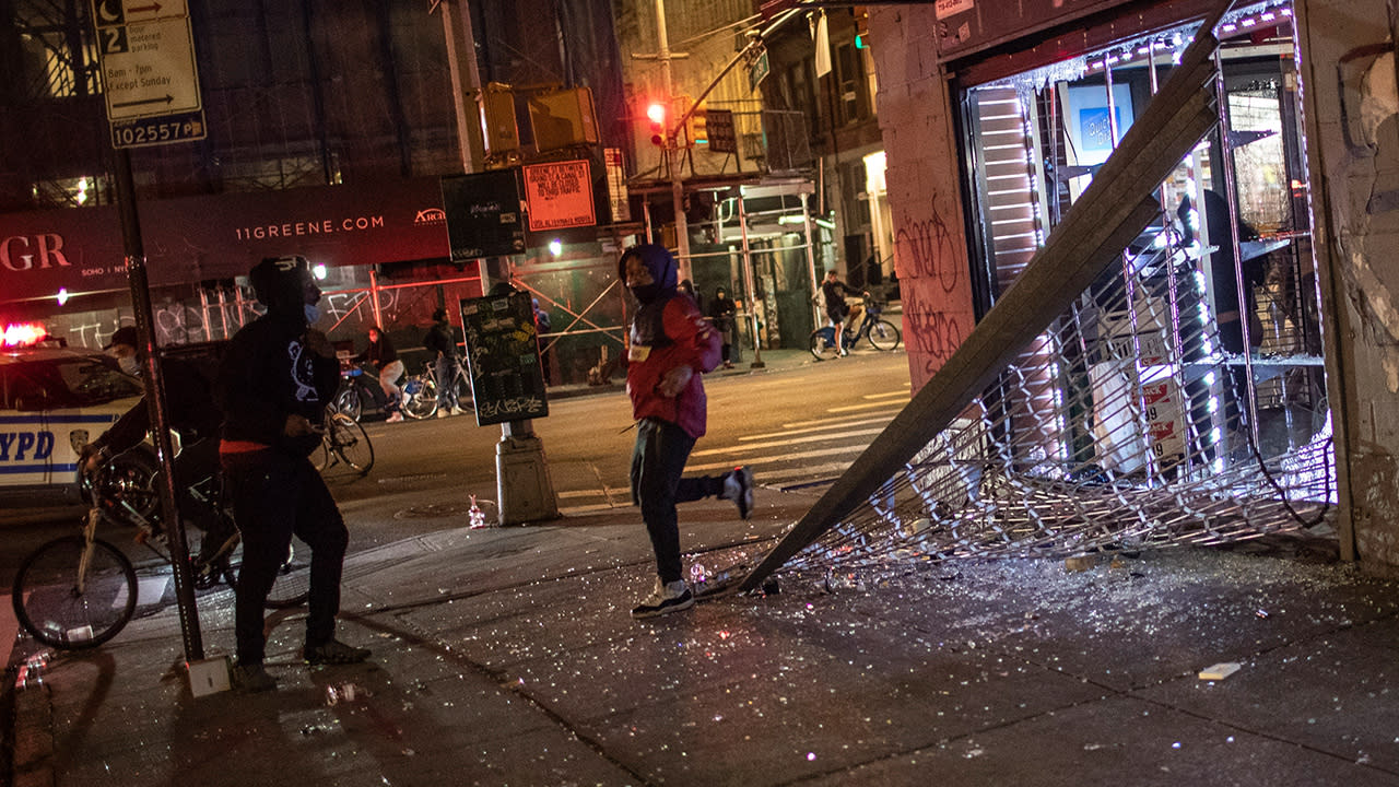 SoHo like a war zone after stores destroyed by looters, riots [Video]