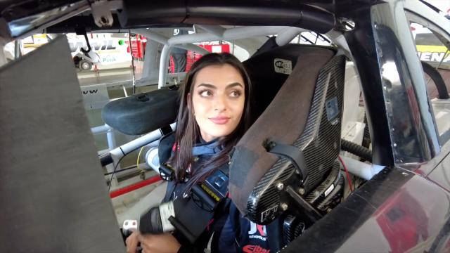 The first Arab-American woman in NASCAR