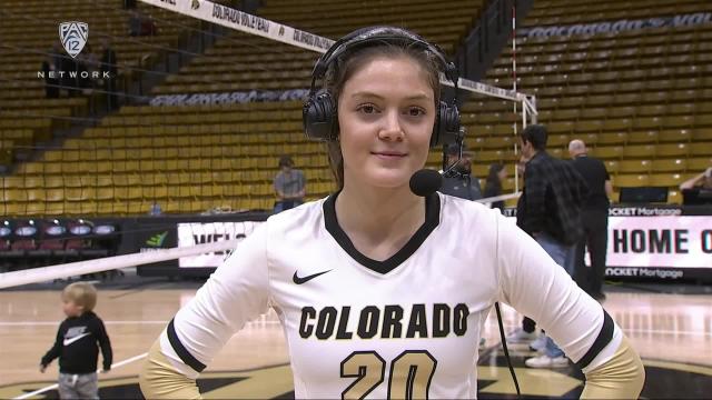 Colorado’s Kelley Levaggi recaps Senior Day win over Utah