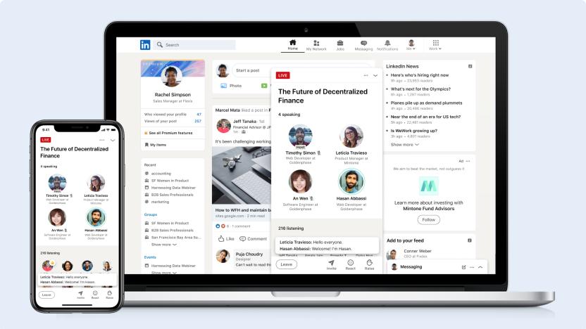 LinkedIn is expanding its live audio events to more creators.