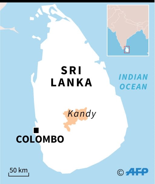 sri lanka map chilaw