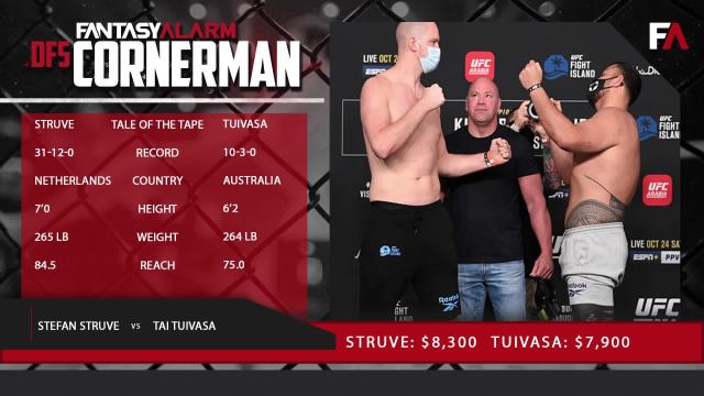 MMA DFS Cornerman: UFC 254