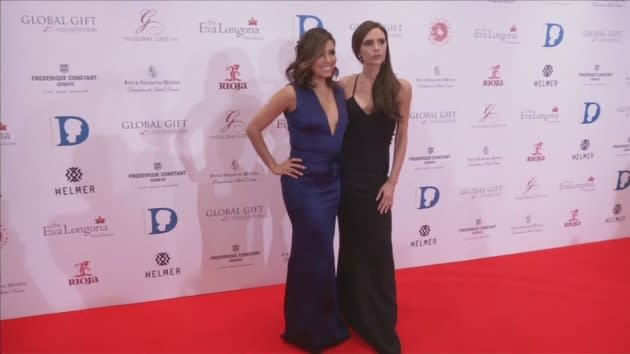 Beautiful bride Eva Longoria gushes over best friend Victoria