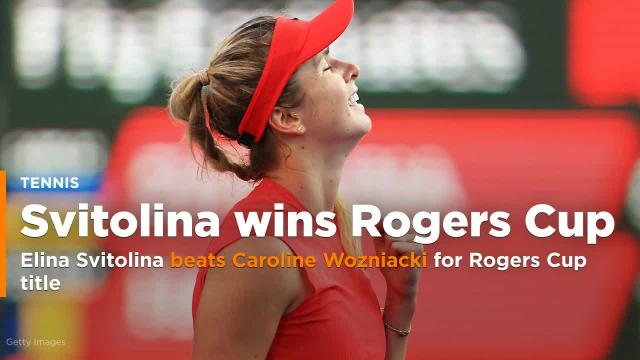 Svitolina beats Wozniacki 6-4, 6-0 for Rogers title