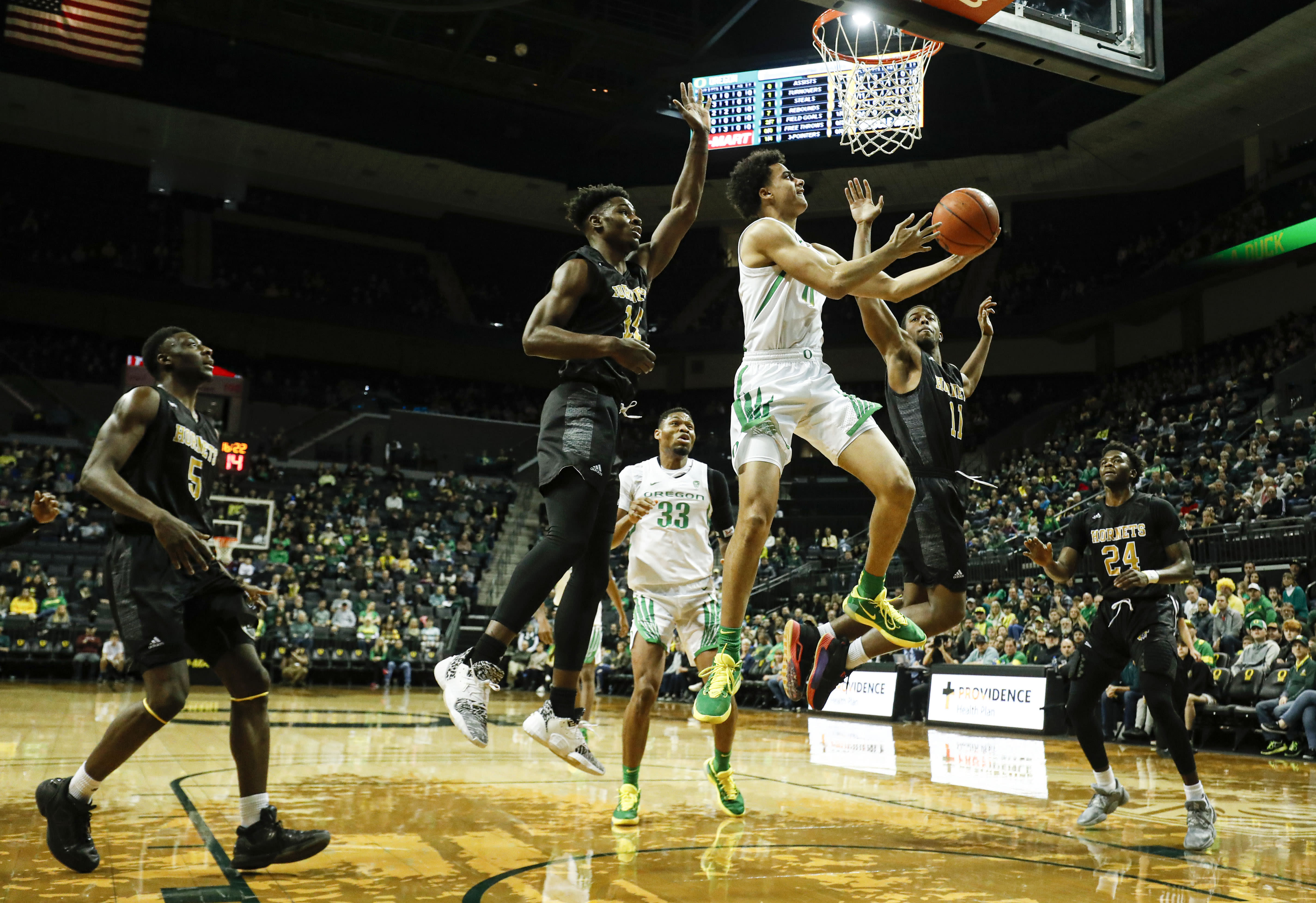 No 6 Oregon Routs Alabama St 98 59 In Warmup For Pac 12