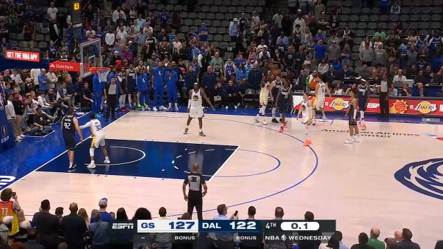 Reggie Bullock with a buzzer beater vs the Golden State Warriors