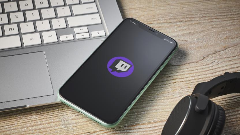 An Apple iPhone 11 smartphone with the Twitch video streaming app logo on screen, taken on January 27, 2020. (Photo by Phil Barker/Future Publishing via Getty Images)