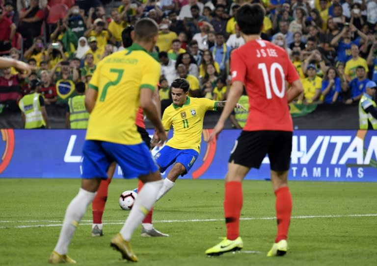 Coutinho stars as Brazil outclass South Korea in Abu Dhabi friendly