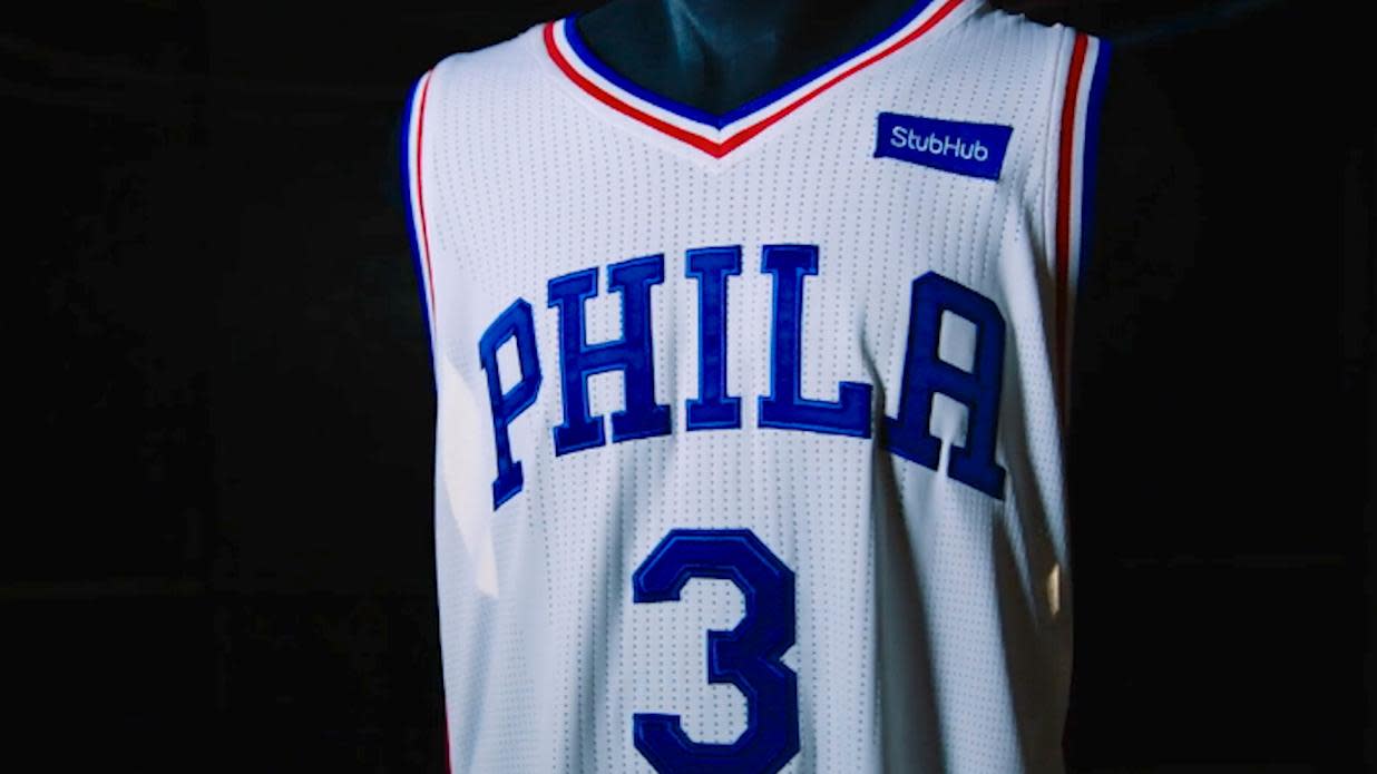 76ers jersey sponsor