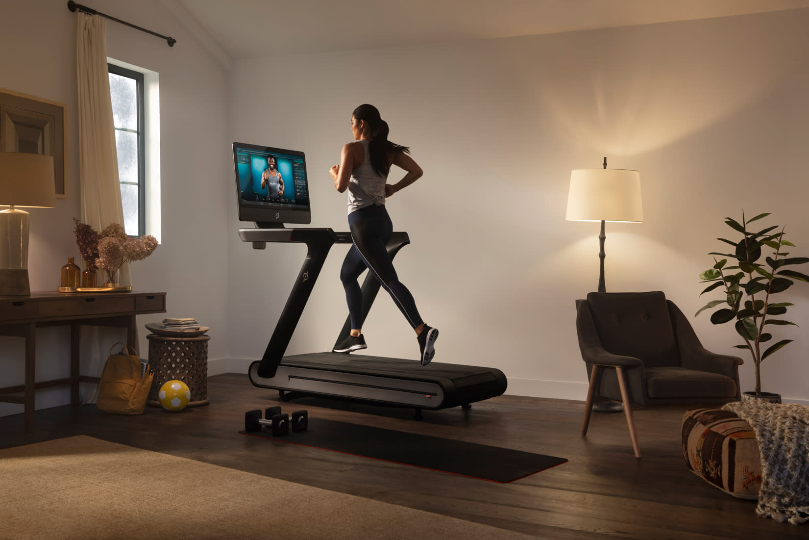 a treadmill bike