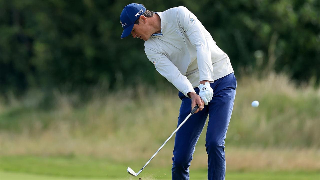 British Open 6-foot-8 amateur Christo Lamprecht leads the tournament