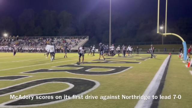 Highlights: Northridge football rallies to beat McAdory 21-14 on homecoming