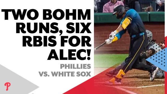 HE DID IT AGAIN! Another three-run home run for Alec Bohm!