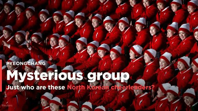 Just who are these North Korean cheerleaders appearing at the Olympics?
