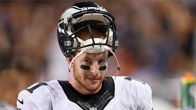 Was Carson Wentz's deal with the Eagles affected by Dak Prescott's contract situation?