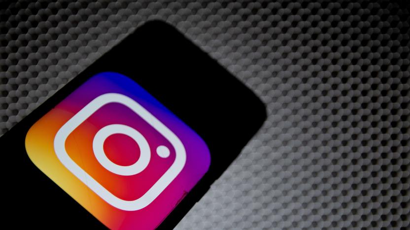 In this photo illustration Instagram logo is displayed on a smartphone screen in Athens, Greece on April 13, 2021 (Photo Illustration by Nikolas Kokovlis/NurPhoto via Getty Images)