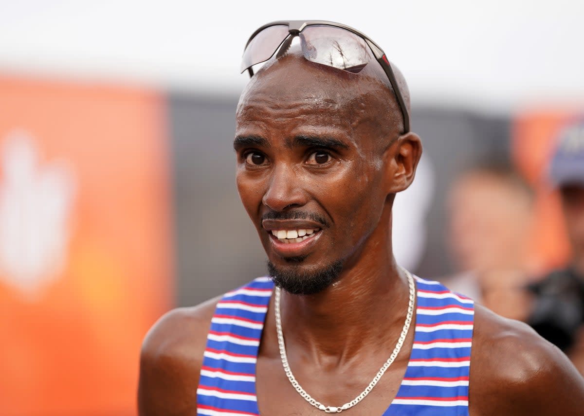 Sir Mo Farah said of the London Marathon boss "Age is no barrier to