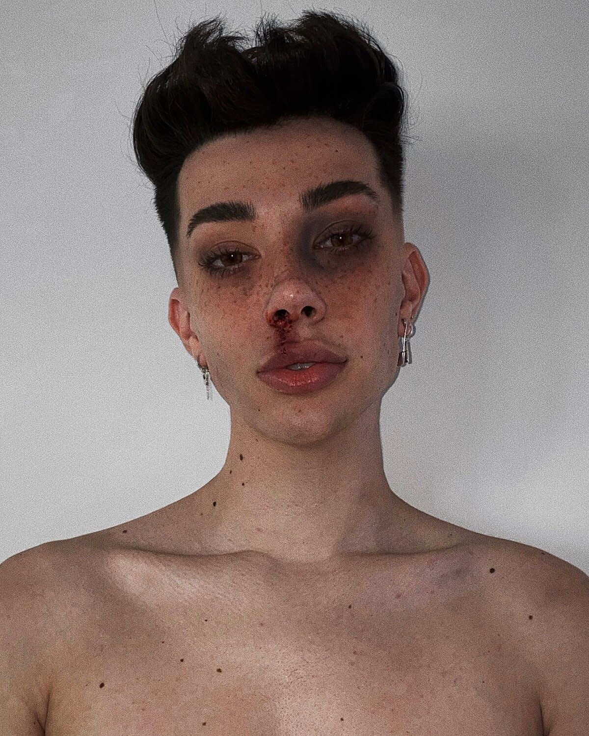 James Charles Defends Controversial 'Mugshot' Makeup Look: '...