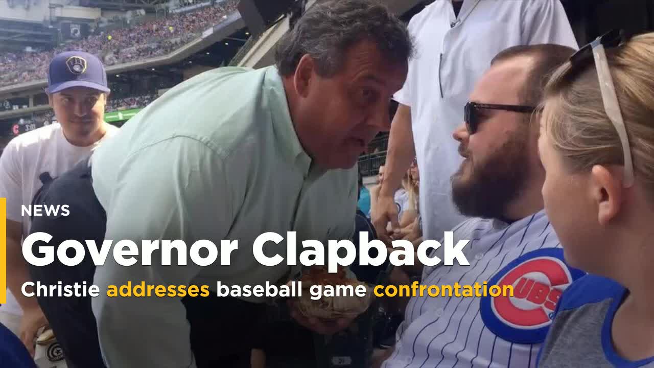 Chris Christie confronts Chicago Cubs fan at game: 'You're a big