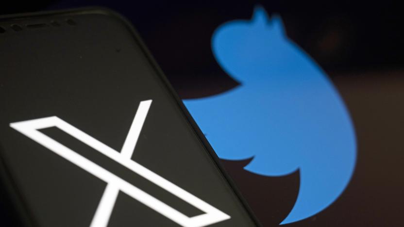ANKARA, TURKIYE - JULY 24: In this photo illustration, the new logo of 'Twitter' is displayed on a phone screen in front of a computer screen displaying the fo logo of 'Twitter' in Ankara, Turkiye on July 24, 2023.
