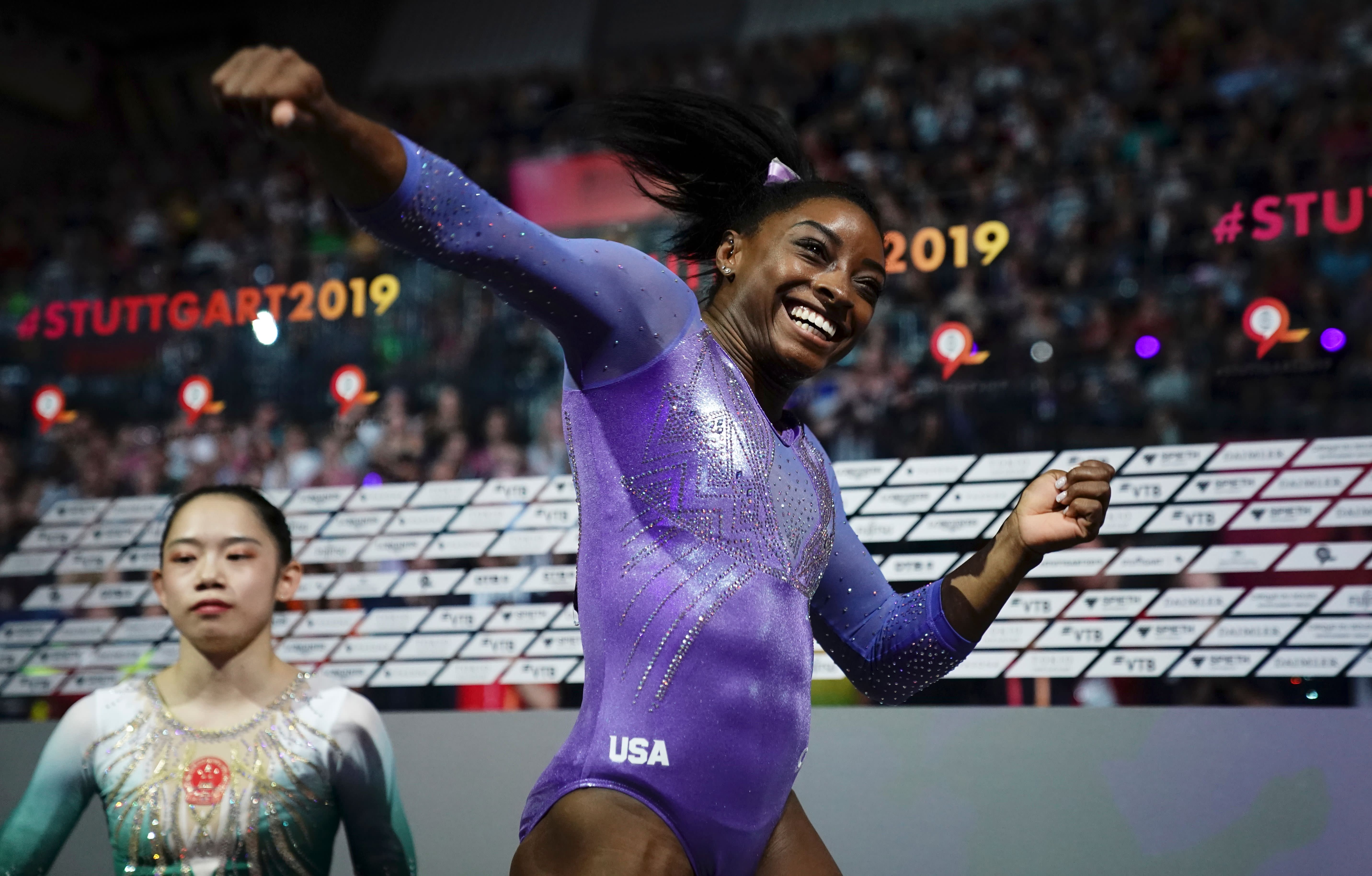 Simone Biles breaks record for world championship medals