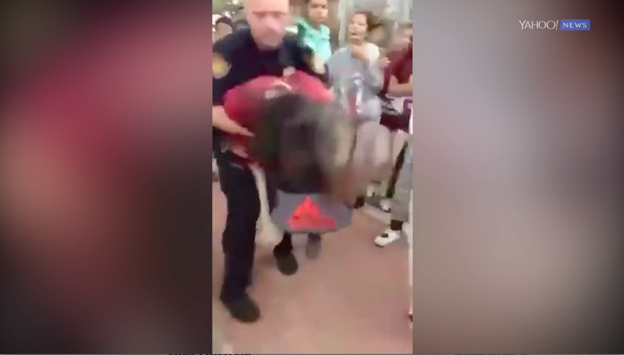 School Police Officer Caught On Camera Slamming 12 Year Old Girl 