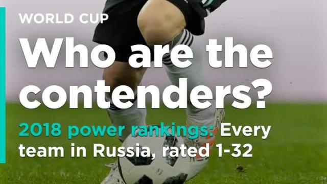 World Cup 2018 power rankings