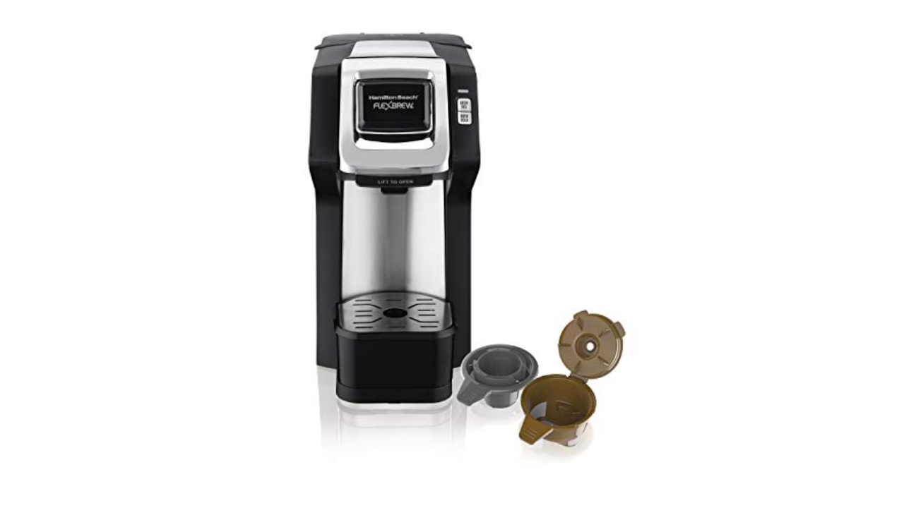 Hamilton Beach 49968 FlexBrew Connected Single Cup Coffee Maker with  Dash