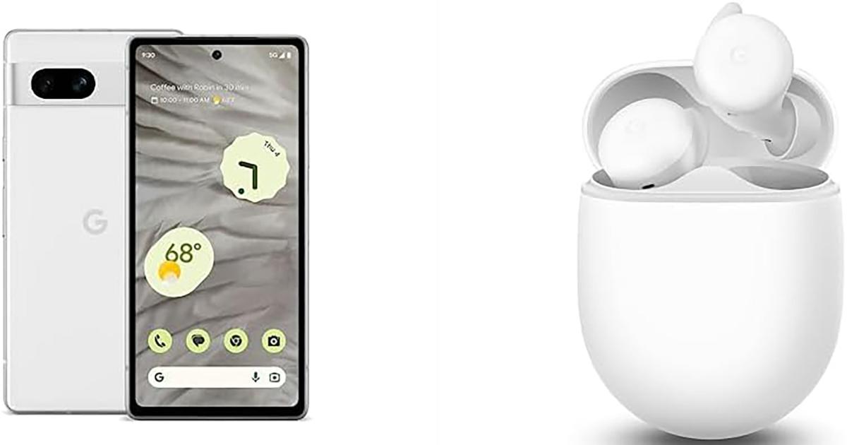 Google Pixel 7a bundle with Pixel Buds A-Sequence is $100 off at Amazon