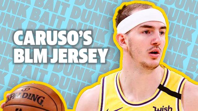 Caruso Opts To Put "Black Lives Matter" On The Back Of His Jersey
