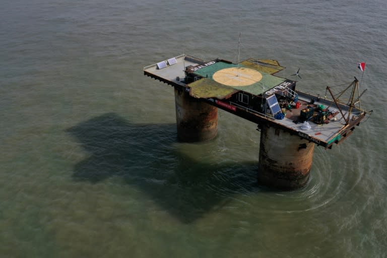 In the micronation of Sealand, we oppose English … and Covid-19